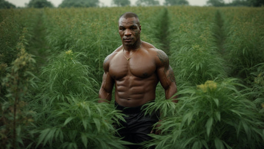 mike tyson in cannabis field