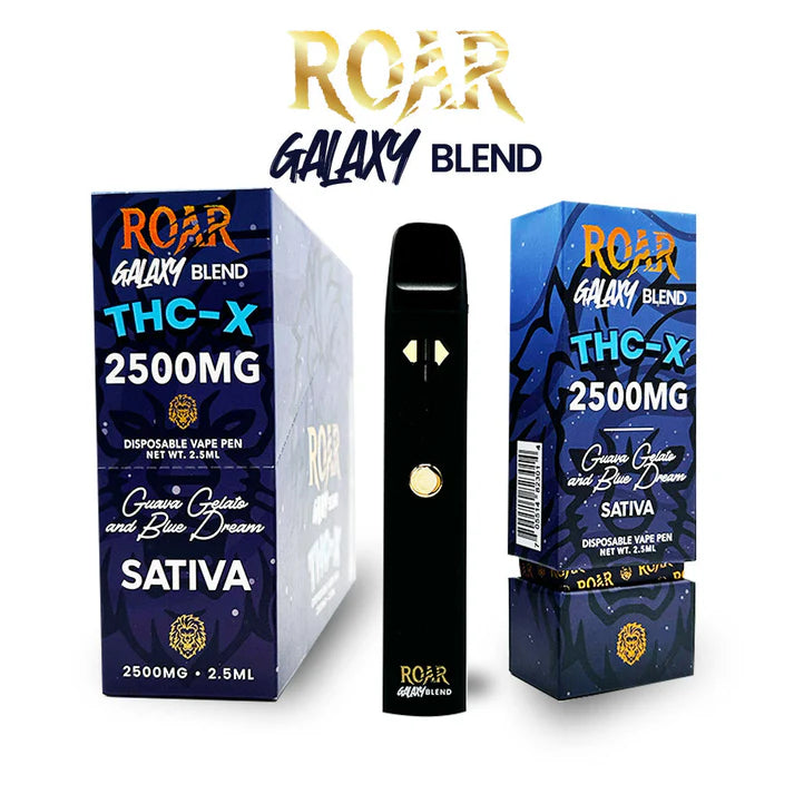 Roar Galaxy Blend THC-X Disposable Vape Crazy Blend - Review - Not for the Weak