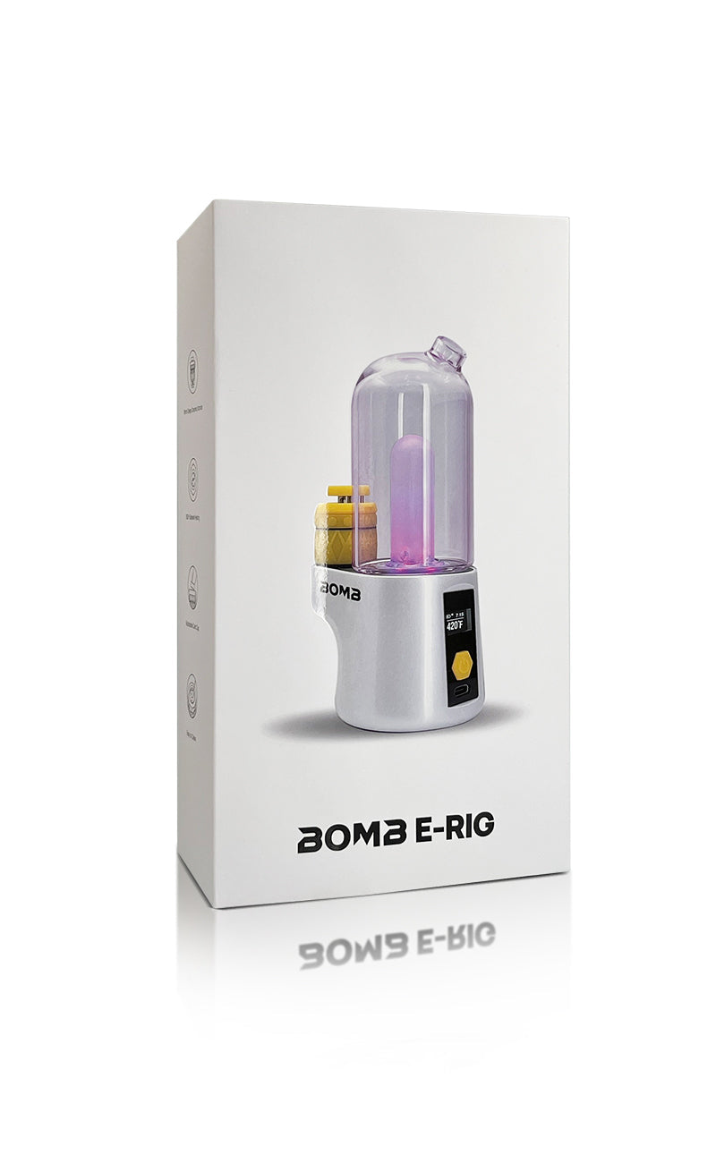 Bomb Pro Portable Electric Dab Rig-White