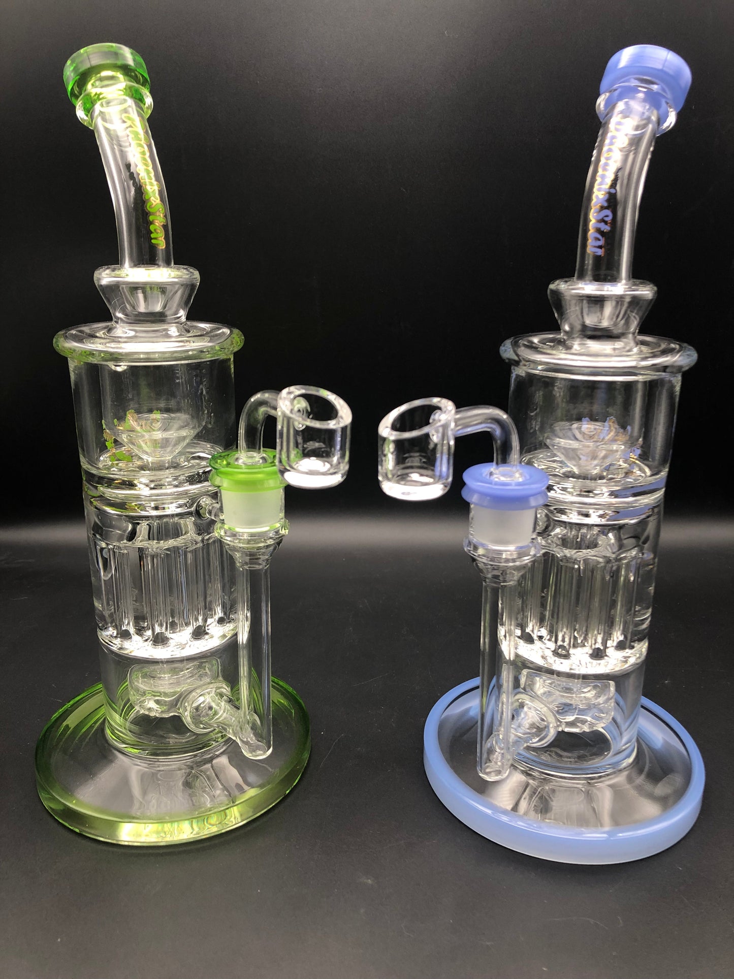 Phoenix 12" Tree Pillars Glycerin Incycler Rig