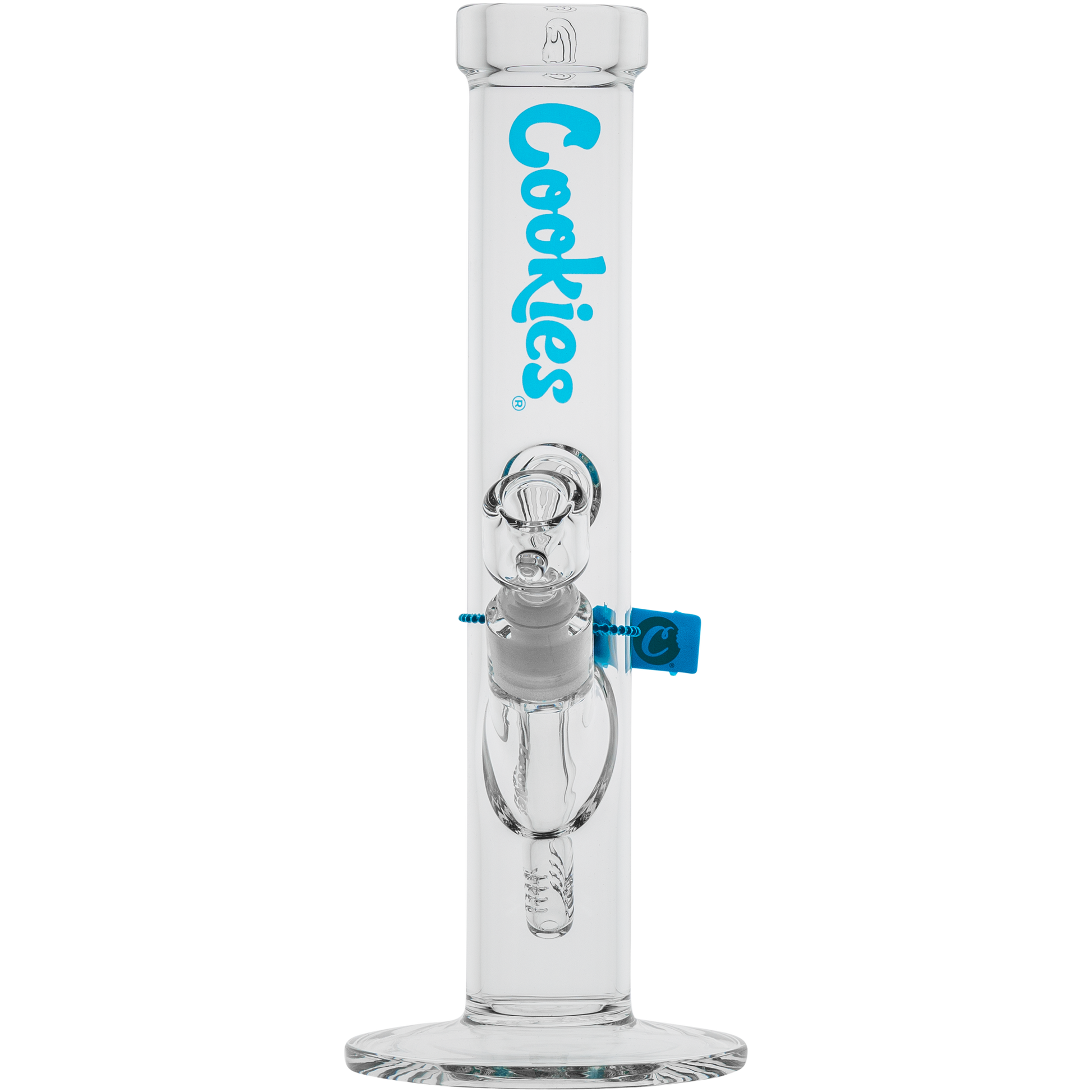 Glass water pipe featuring Cookies branding and percolator, perfect for your Cookies Original Straight