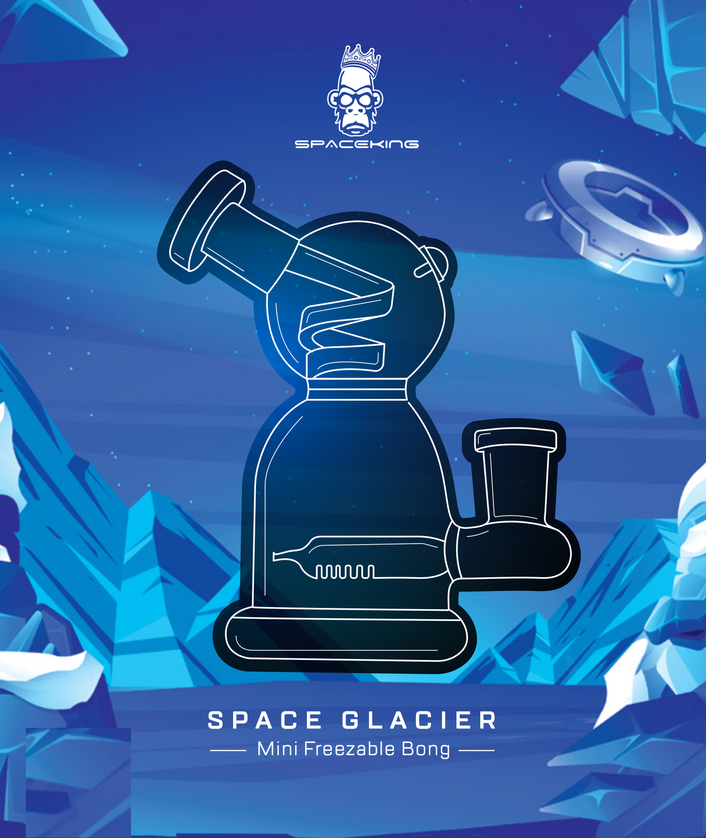 Elevate Your Experience with Space King Glass Space Glacier Bong