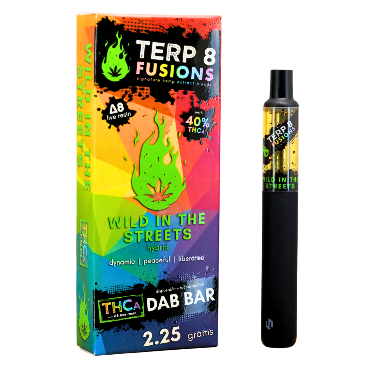 Ignite Your Spirit with Wild in the Streets Live Resin Disposable! - 6-Pack in Countertop POS Display Box