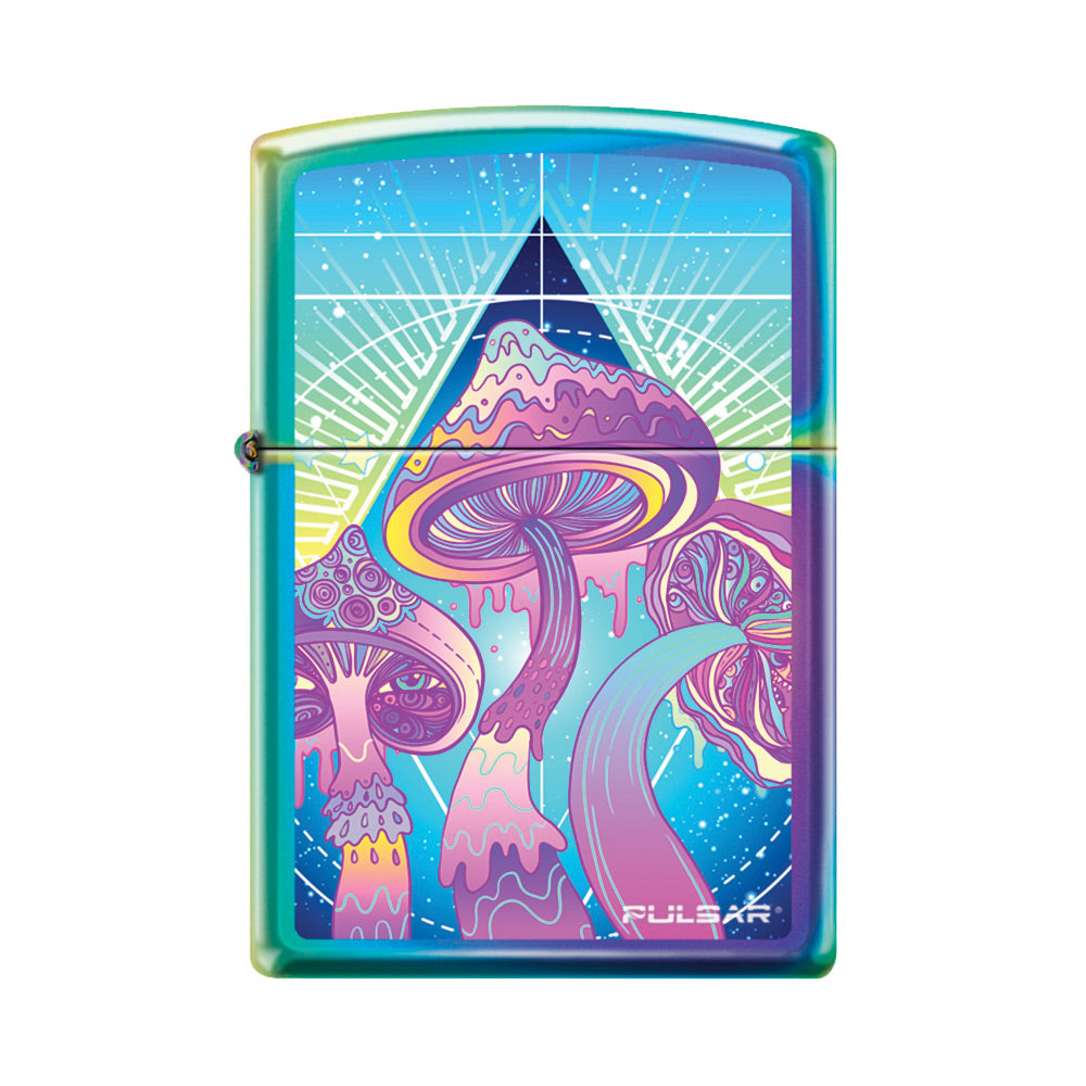 Pulsar Zippo Lighter | Melting Shrooms | Multicolor