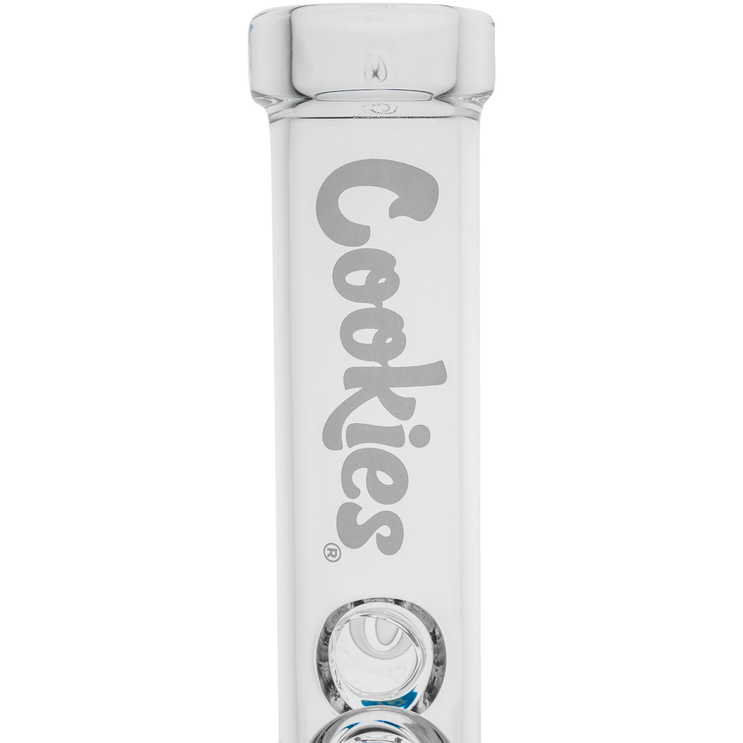 White container labeled Cookies, perfect for Elevate Your Experience with the Cookies Original Straight Bong