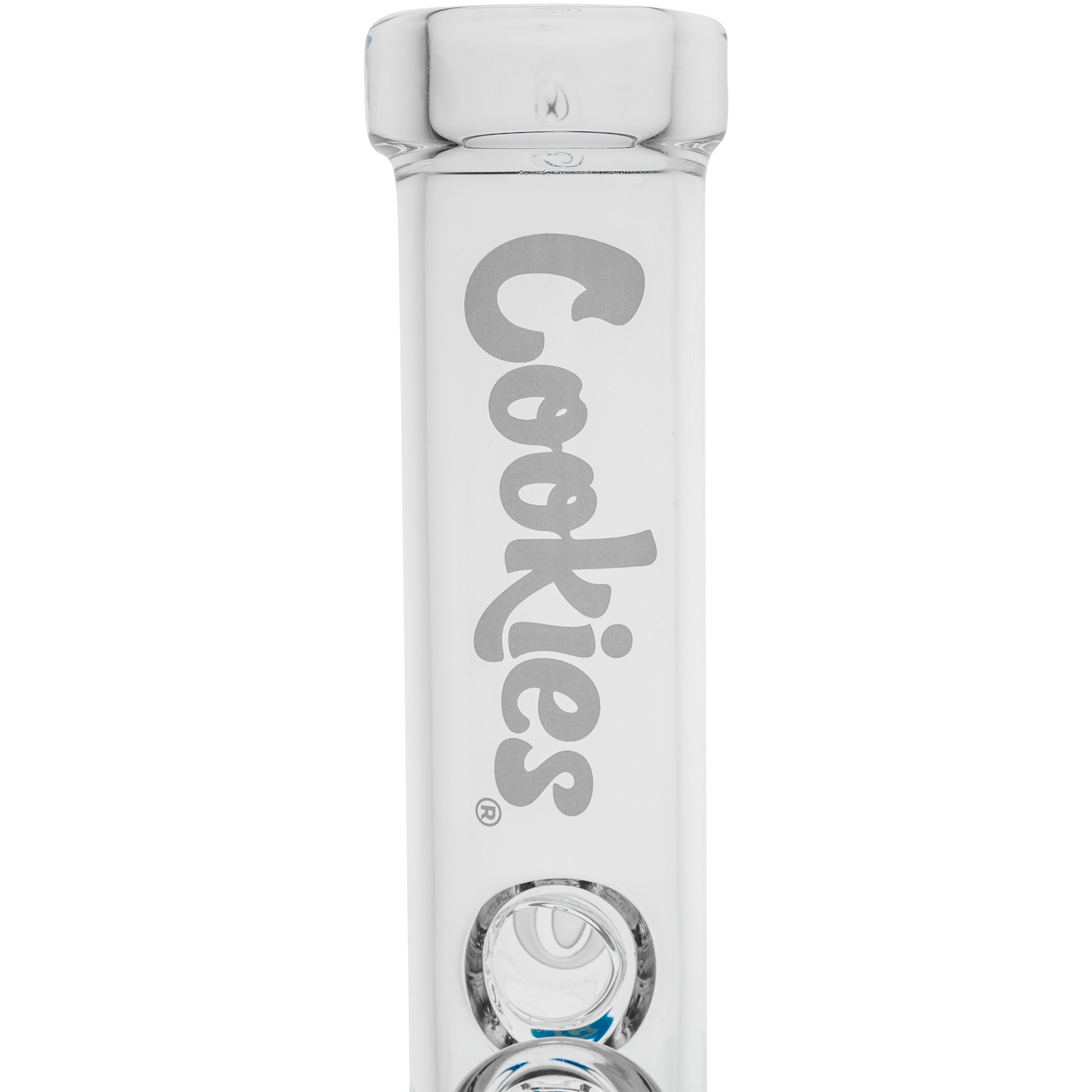 White container labeled Cookies, perfect for Elevate Your Experience with the Cookies Original Straight Bong