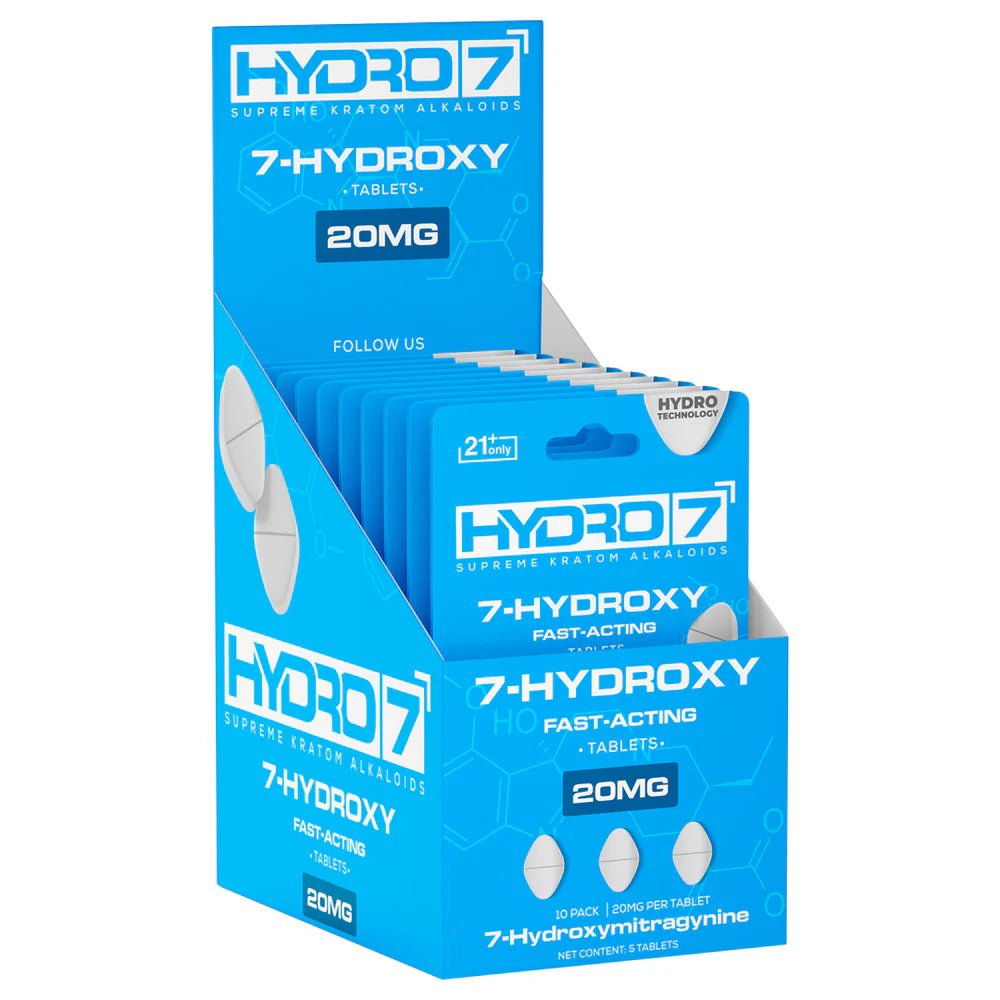 Hydro 7 - 7-Hydroxy Kratom Pills - 20MG/5CT