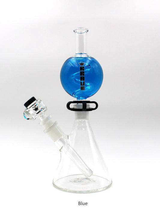 Krave Glass Beaker Orb *FREE GRINDER*