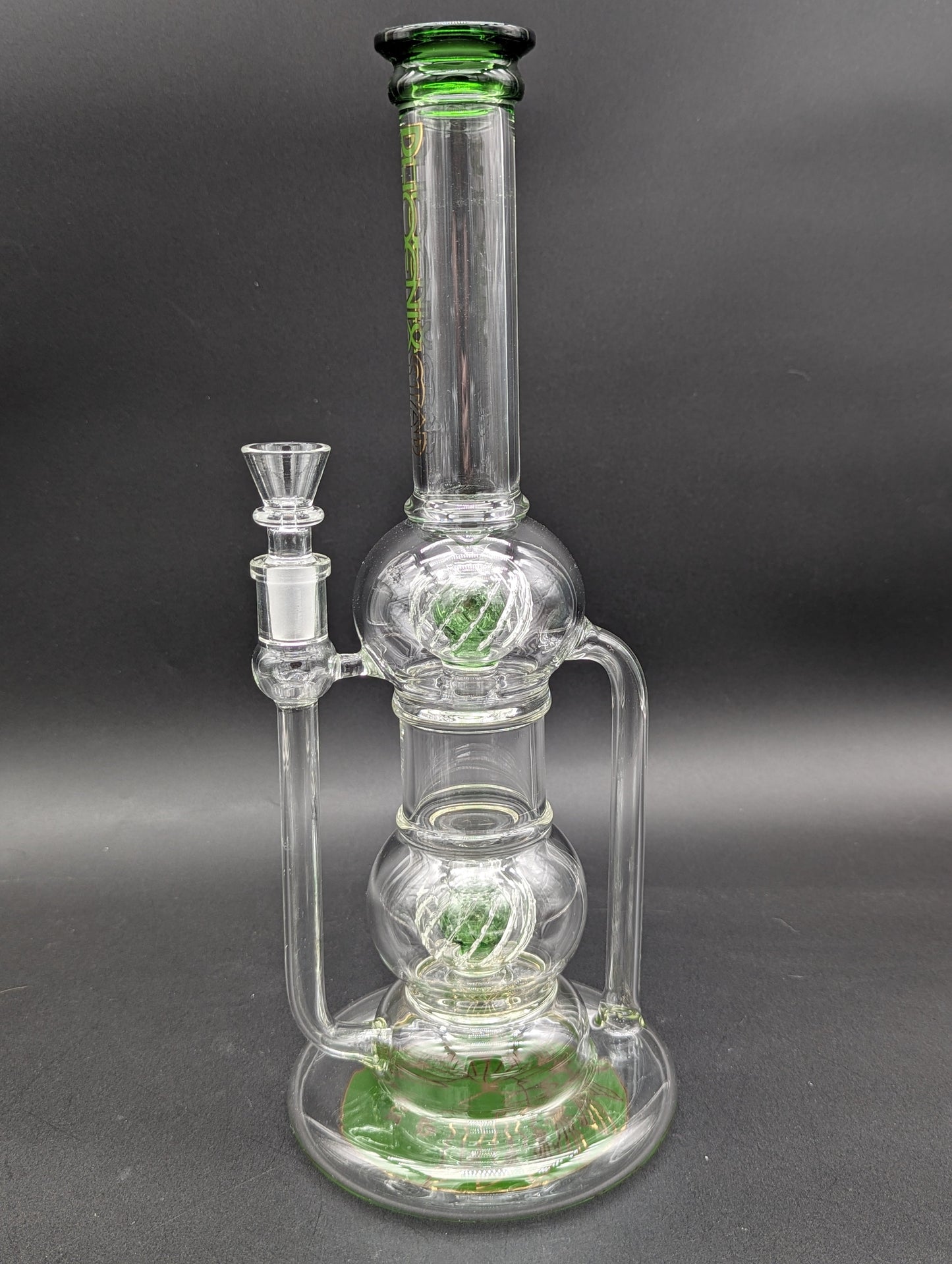 Phoenix 13" Double Slash Recycler Bong