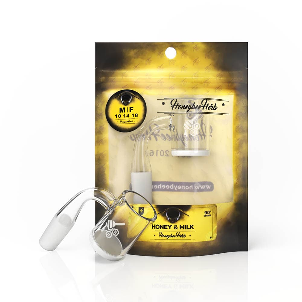 Honey & Milk Quartz Banger - 90° Degree | YL