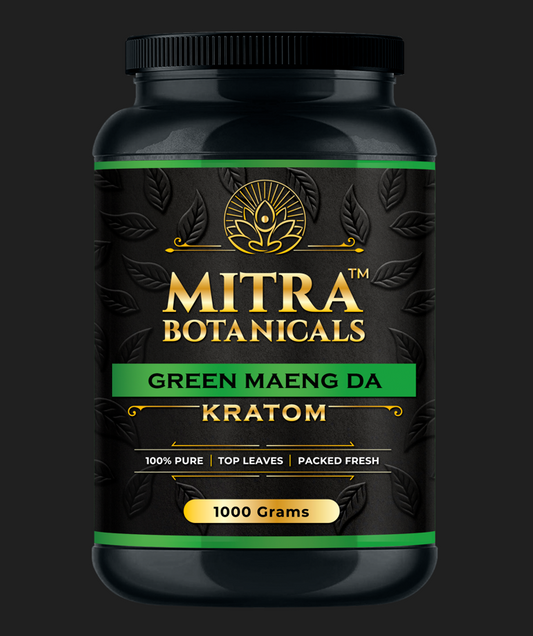 Mitra Botanicals Green Maeng Da – Kratom (1000 Grams Powder)