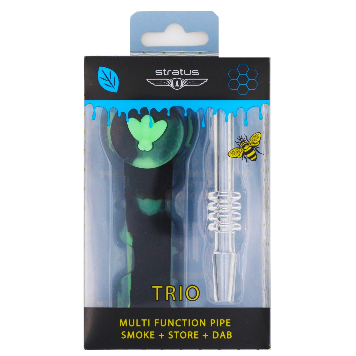 STRATUS Trio 3 IN 1 Silicone Hand Pipe