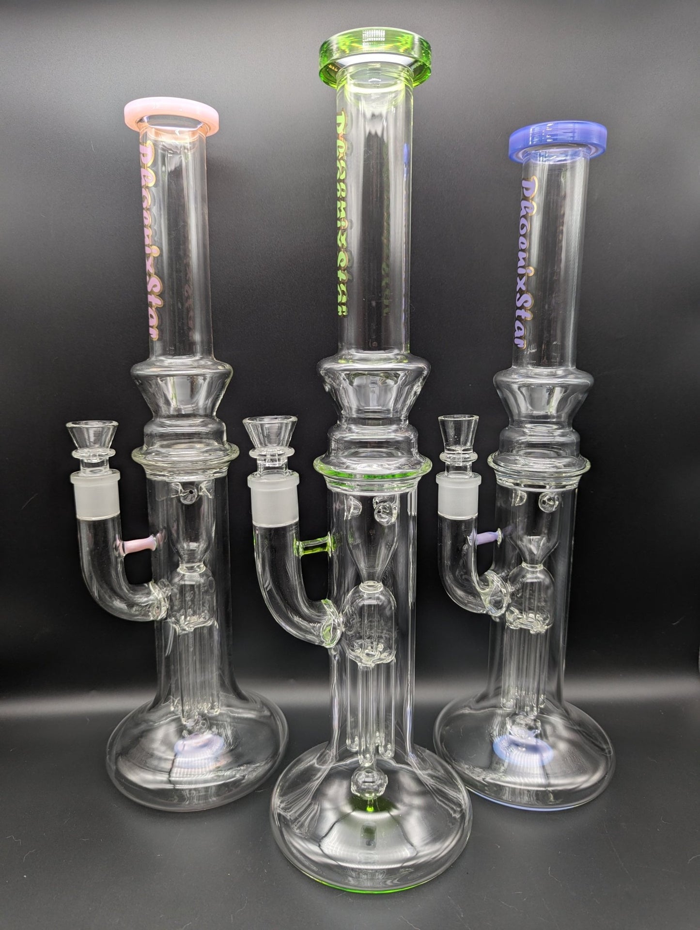 17" Hollow Foot Straight Tube Incycler - The DopeSpot.Store