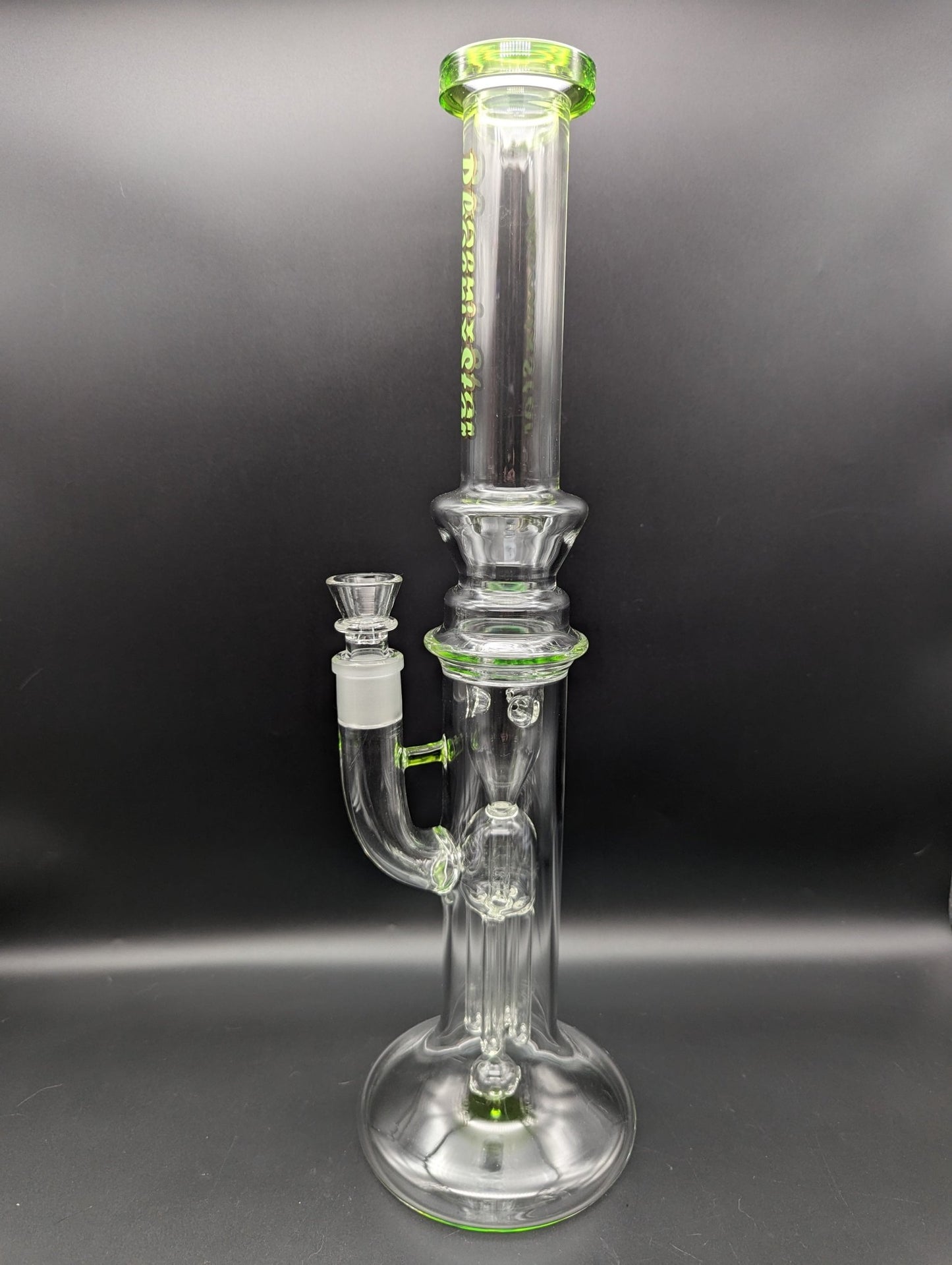 17" Hollow Foot Straight Tube Incycler - The DopeSpot.Store