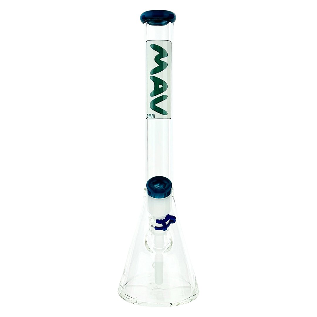 18" x 9mm MAV Layered Accented Beaker Bong