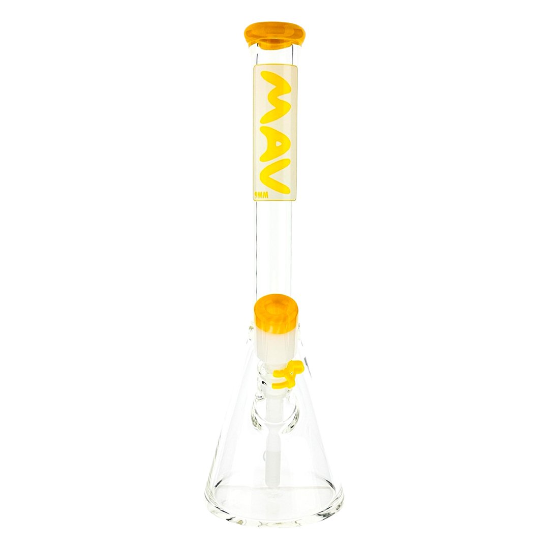 18" x 9mm MAV Layered Accented Beaker Bong