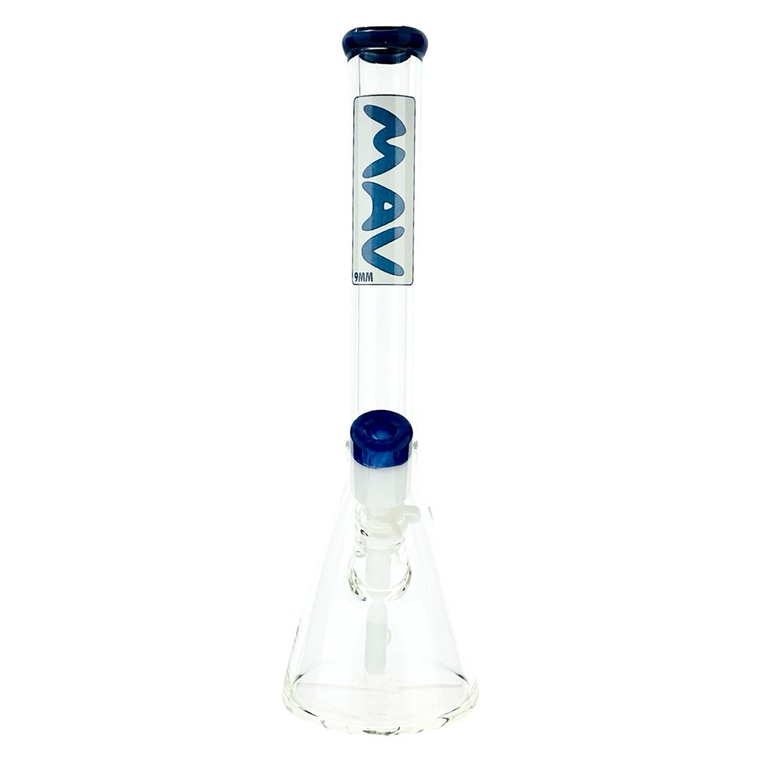 18" x 9mm MAV Layered Accented Beaker Bong