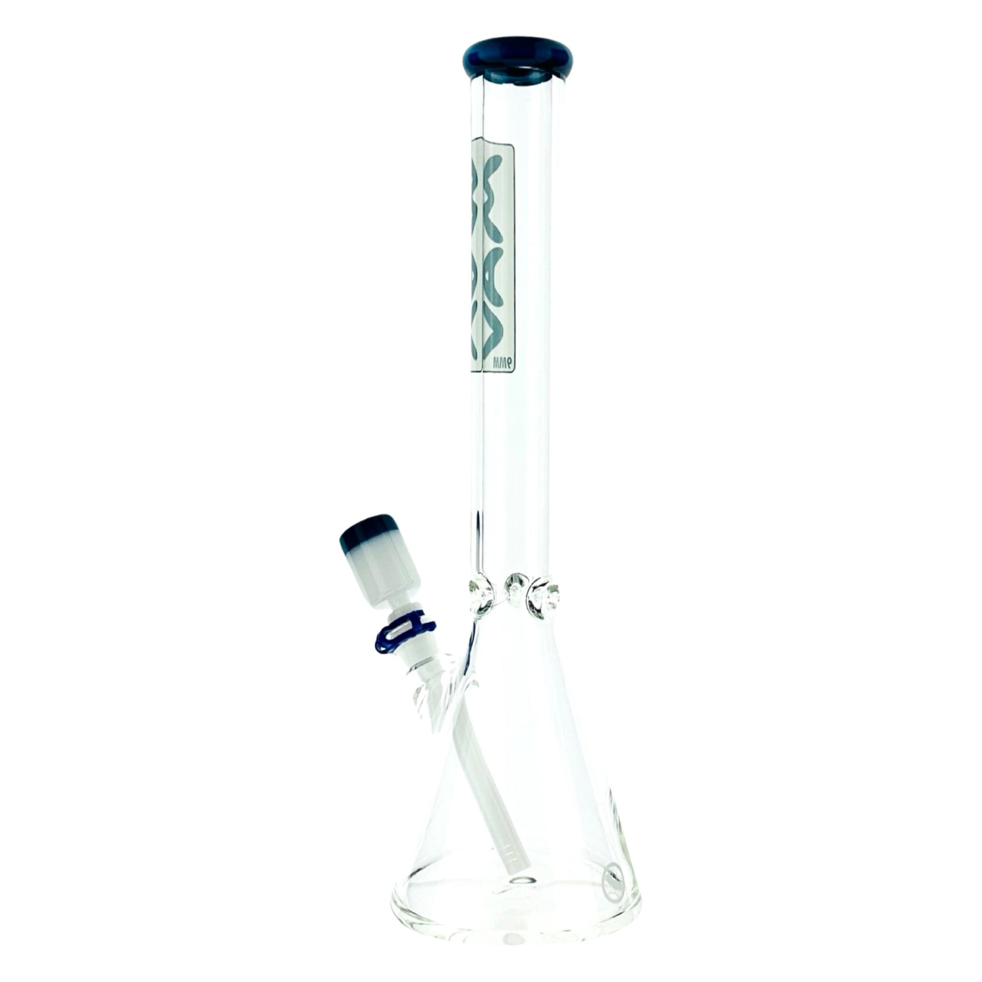 18" x 9mm MAV Layered Accented Beaker Bong