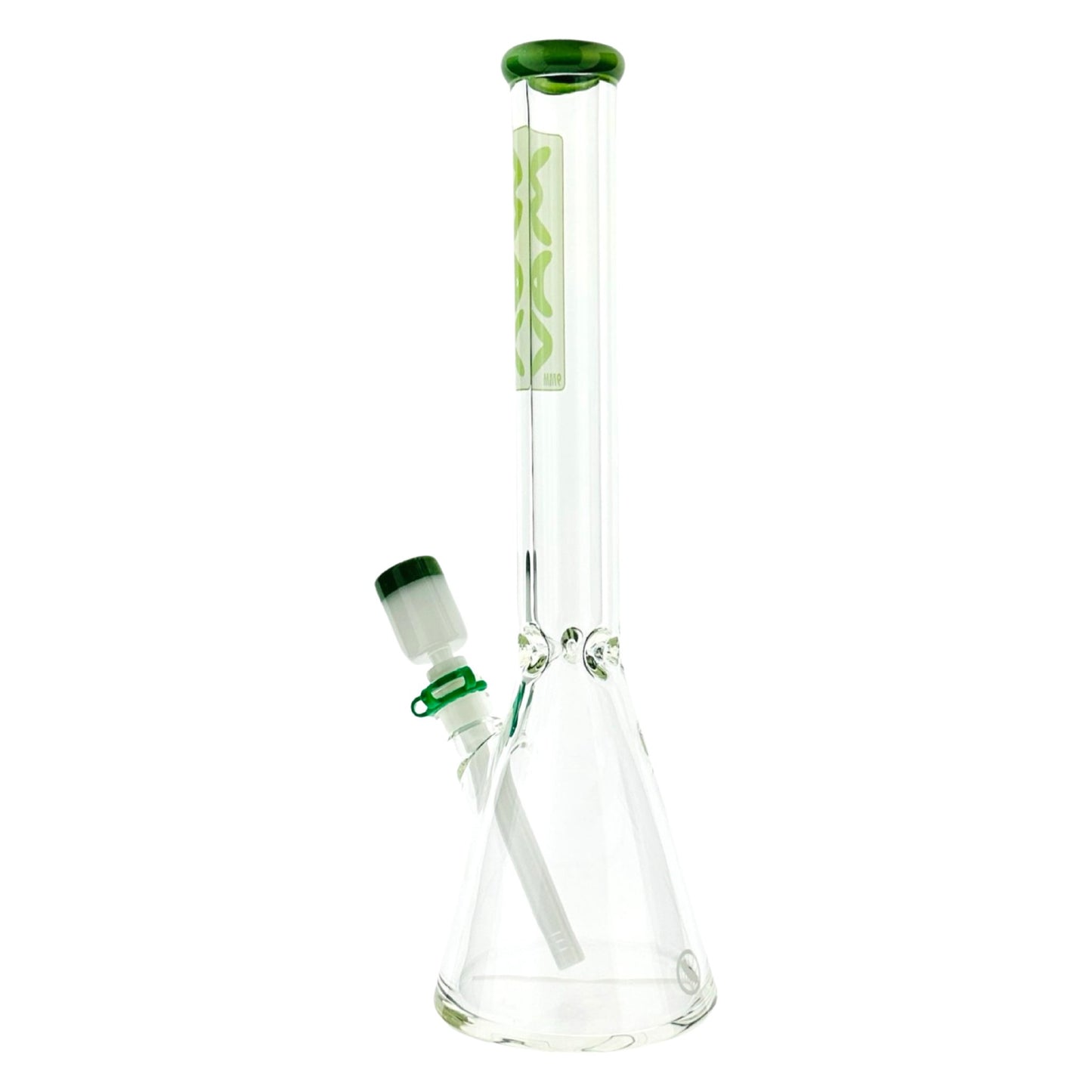 18" x 9mm MAV Layered Accented Beaker Bong