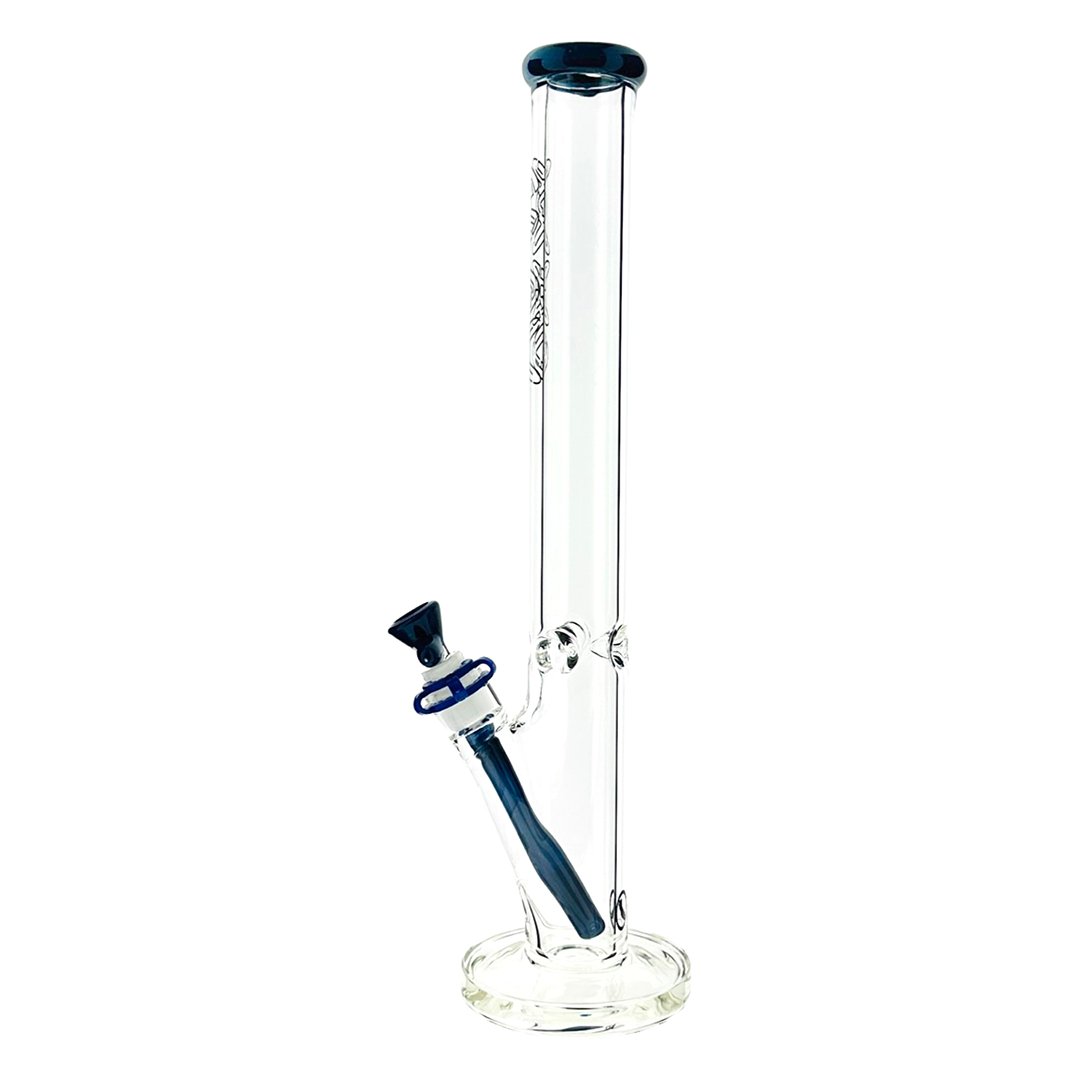 18" x 9mm MAV Maze Accented Straight Bong