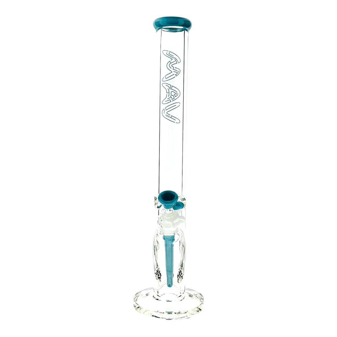 18" x 9mm MAV Maze Accented Straight Bong