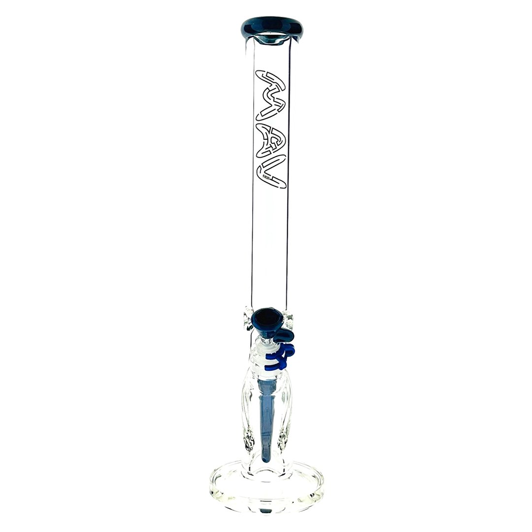 18" x 9mm MAV Maze Accented Straight Bong