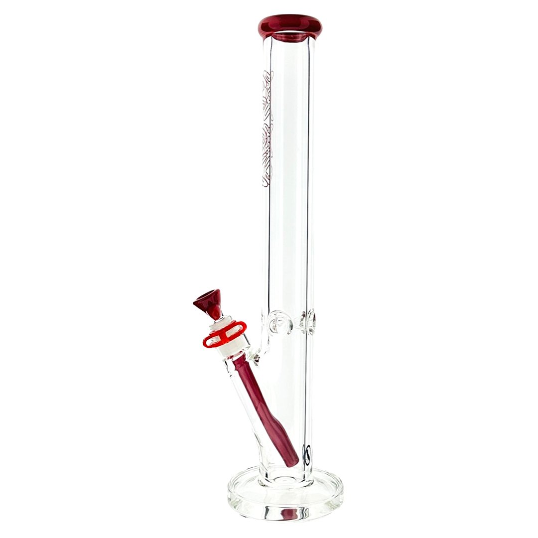 18" x 9mm MAV Maze Accented Straight Bong