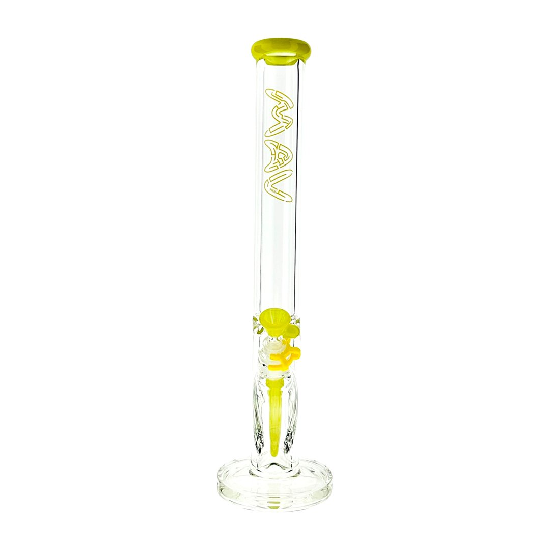 18" x 9mm MAV Maze Accented Straight Bong