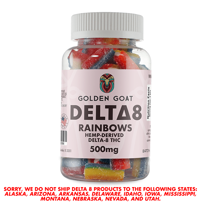 Delta 8 Gummies 500mg - Rainbows