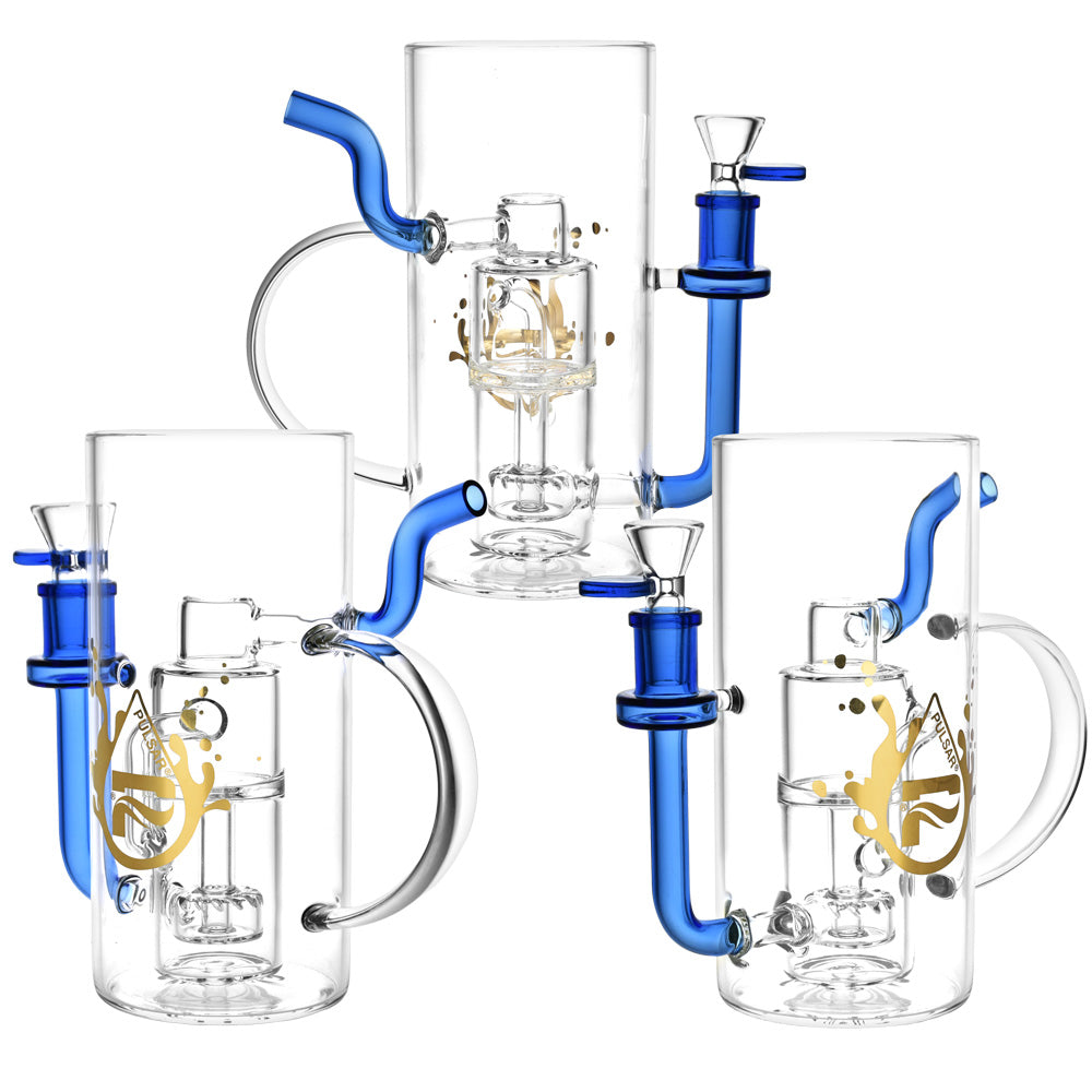 Pulsar Drinkable Beer Mug Recycler Water Pipe | 7" | 14mm F