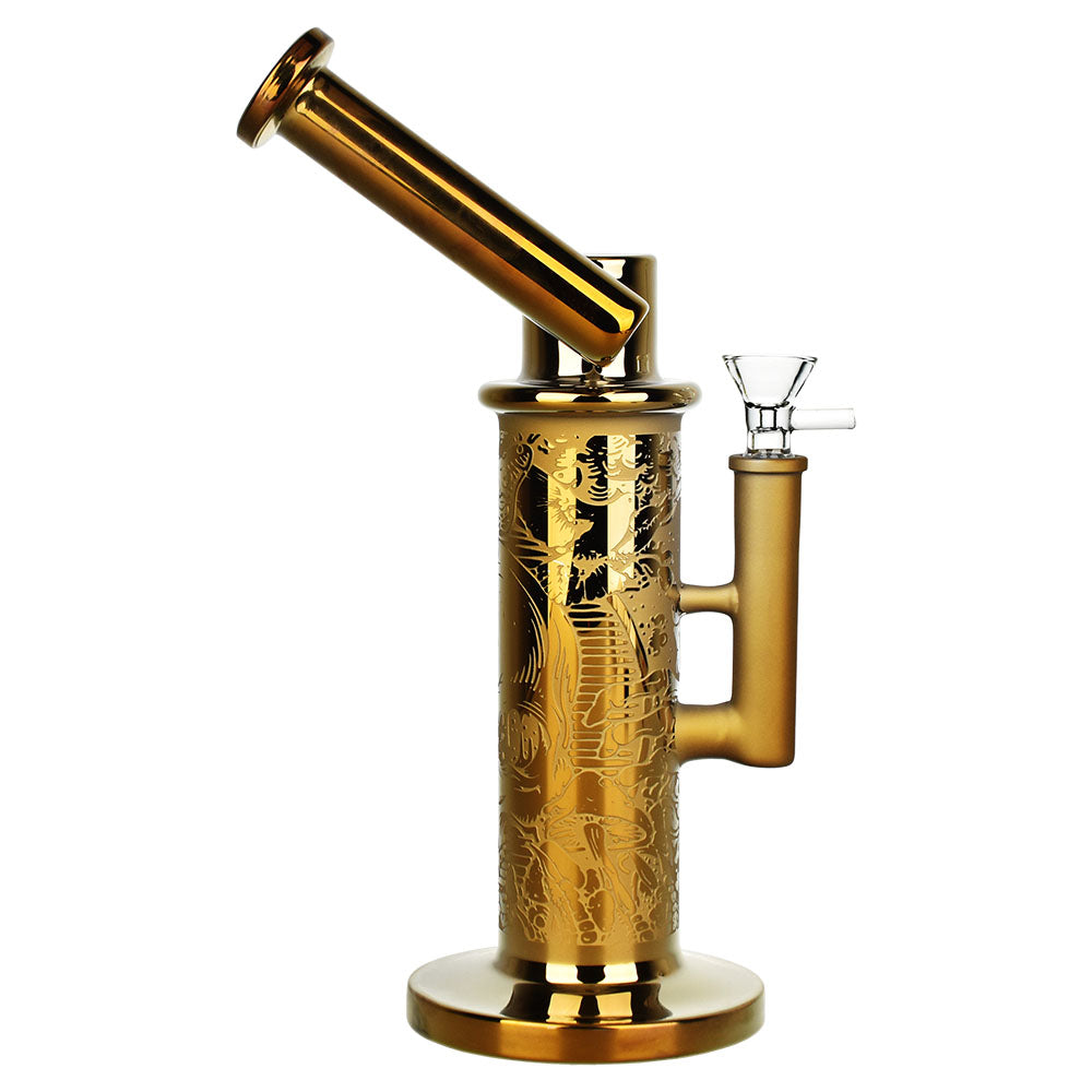 Elevate Your Experience with the Death & Decay Electroplated Water Pipe