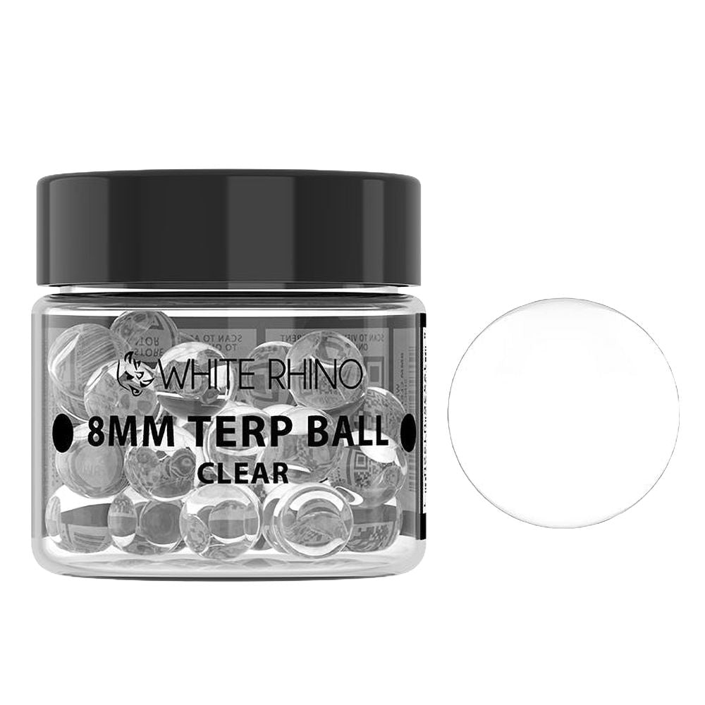 White Rhino Terp Balls | 8mm | 50ct Jar