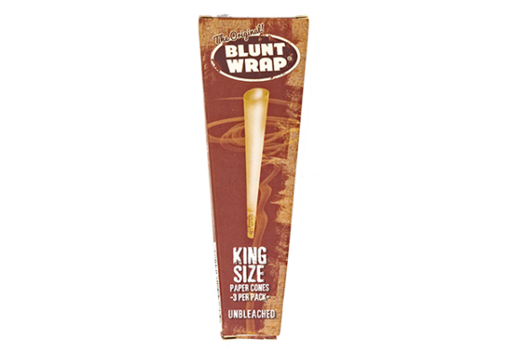 Blunt Wrap Unbleached Cones King Size 30 pc