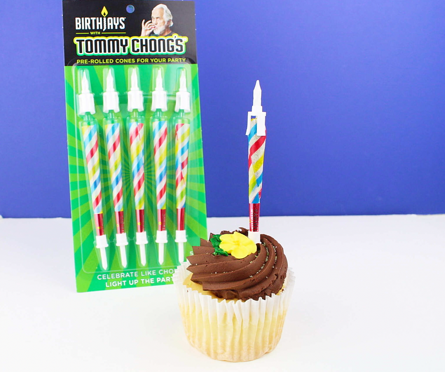 Tommy Chong's BirthJays 5-Pack of Joint Birthday Candles