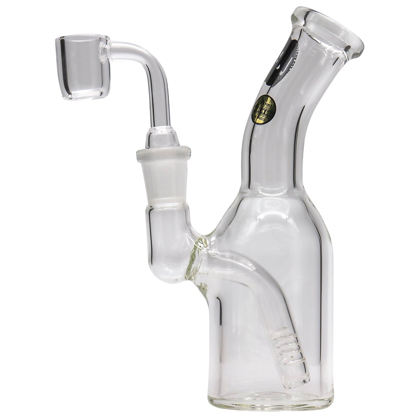 LA Pipes Compact Bent Neck Concentrate Waterpipe