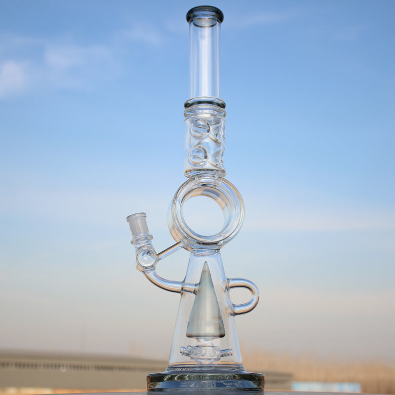 Experience Epic Rips with Our 18-Inch Glass Water Pipe!