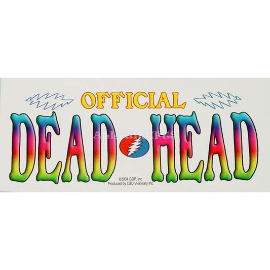 Grateful Dead Official Dead Head Sticker