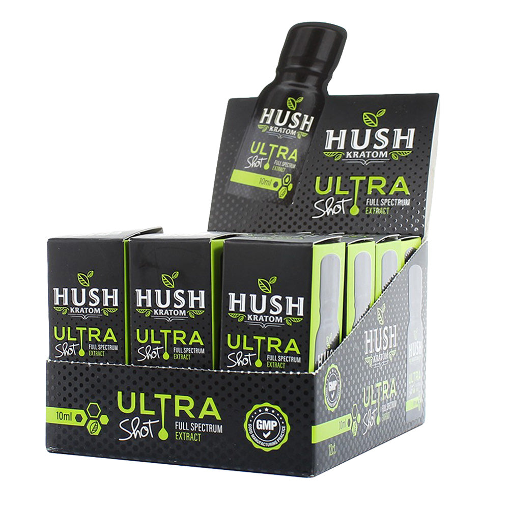 Hush Ultra Lime Kratom Shot - 10ml 12PC