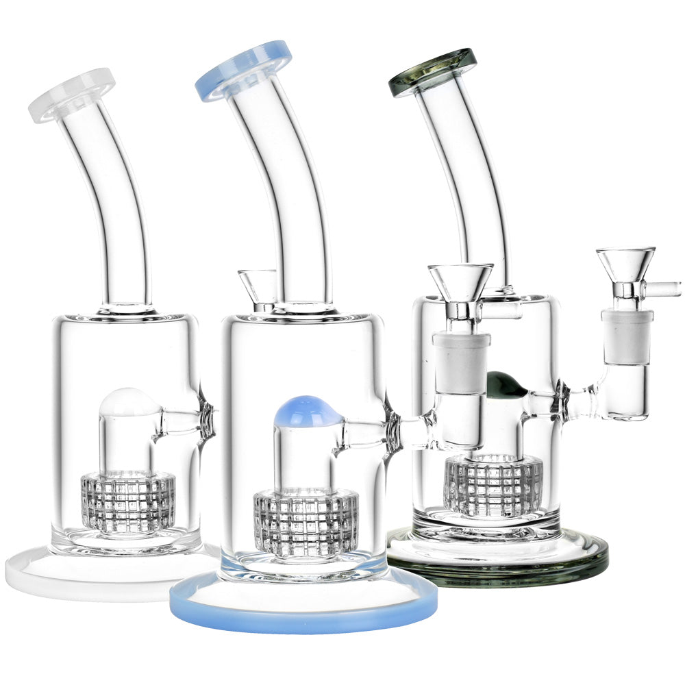 Experience Refreshing Hits with the Glacier Matrix Perc Water Pipe