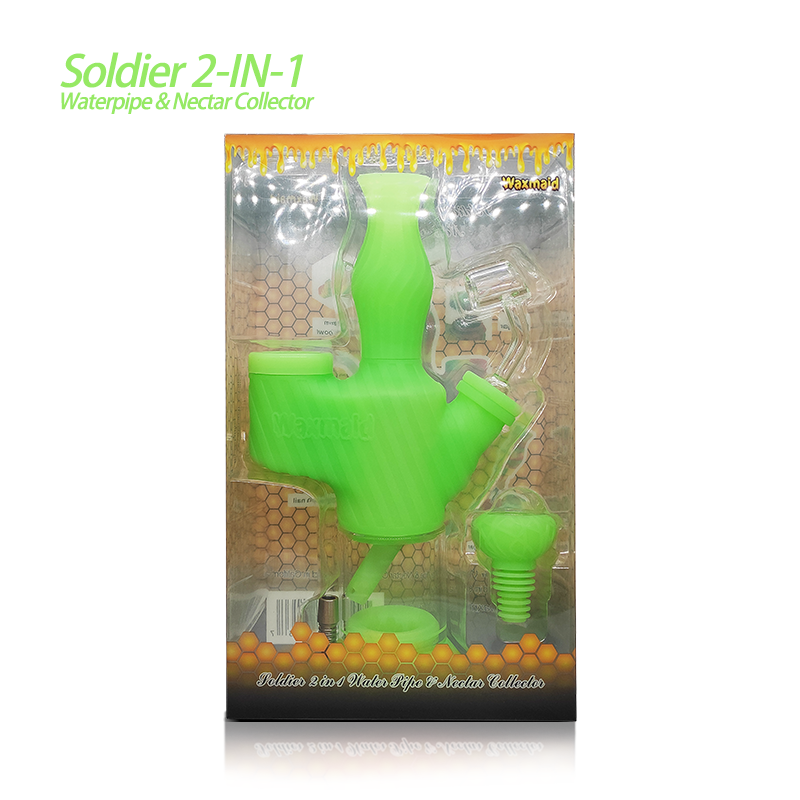 Unleash Durability with the Soldier 2 in 1 Nectar Collector&Water Pipe