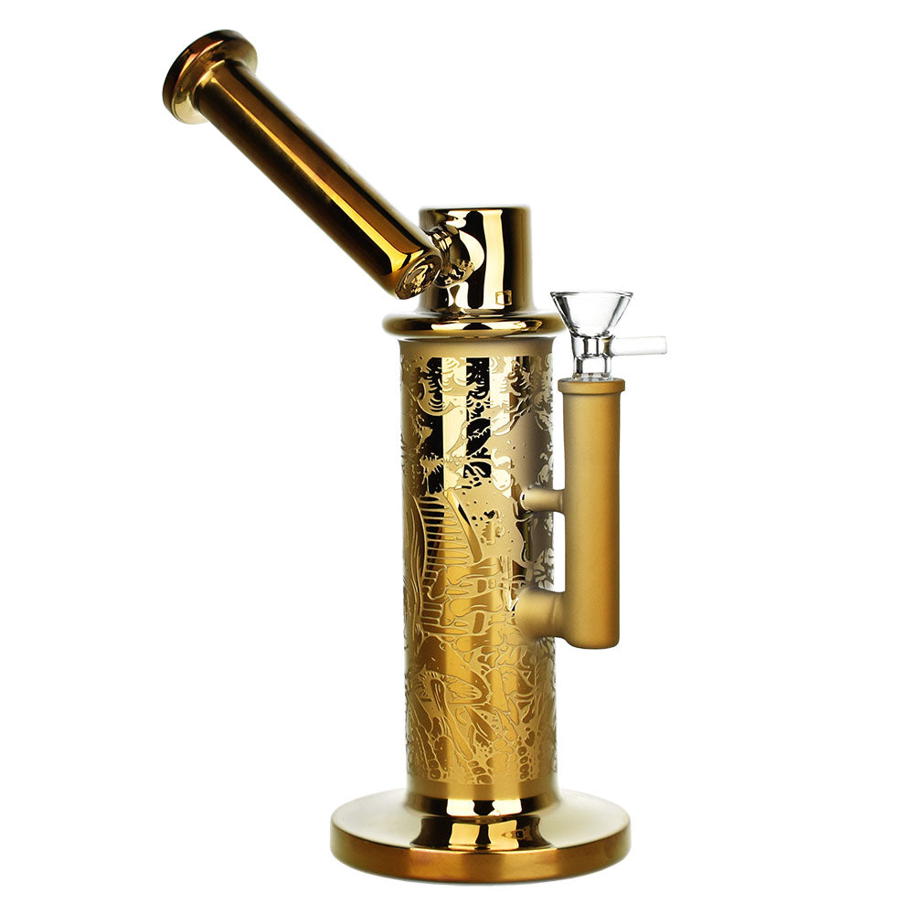 Elevate Your Experience with the Death & Decay Electroplated Water Pipe