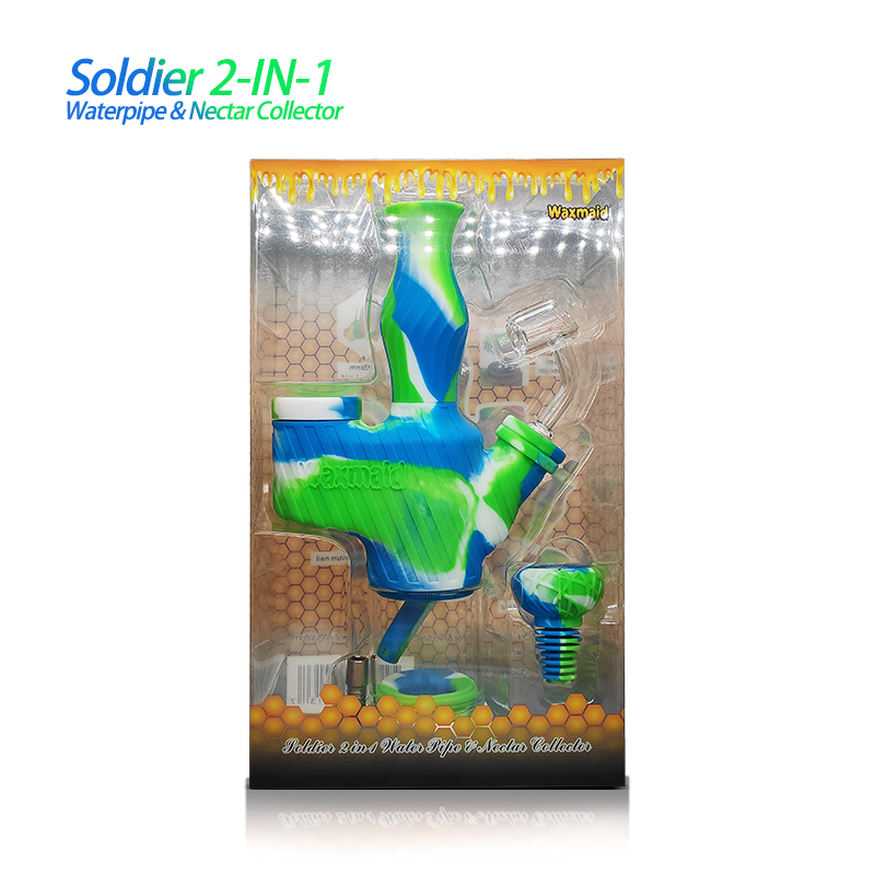 Unleash Durability with the Soldier 2 in 1 Nectar Collector&Water Pipe