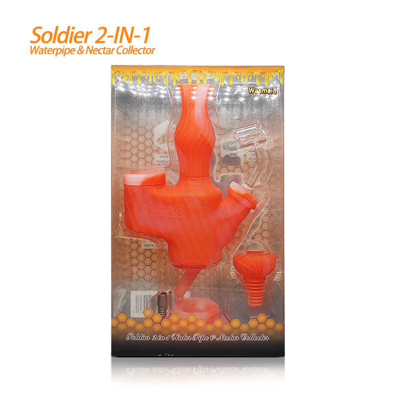 Unleash Durability with the Soldier 2 in 1 Nectar Collector&Water Pipe