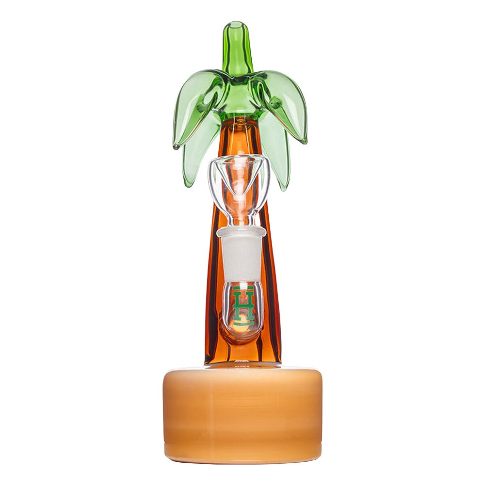 Hemper Beach Box Palm Tree Water Pipe - 7" / 14mm F