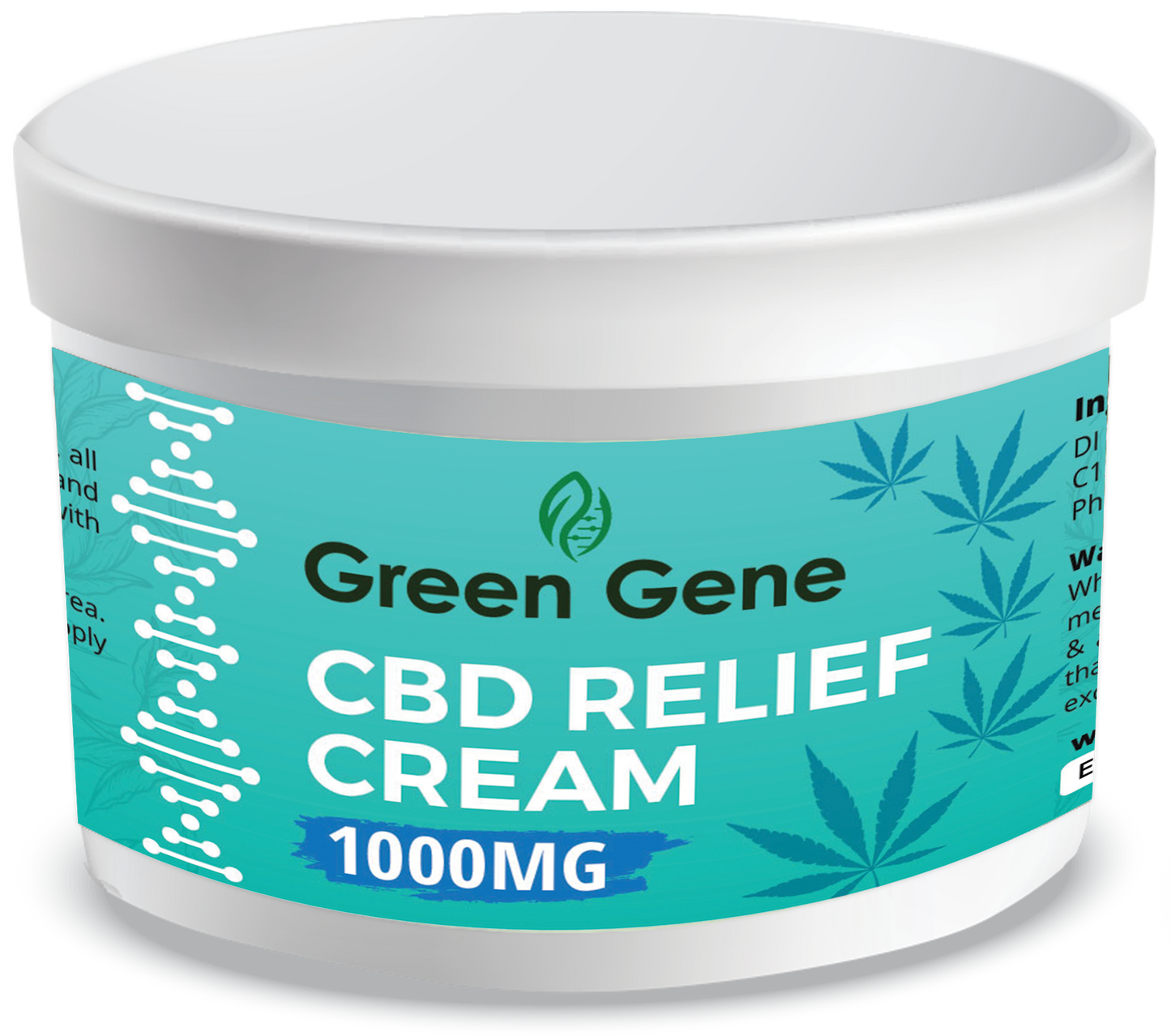 Relieve Joint Pain Fast with Greene Gene CBD Pain Cream Magic - 1000MG