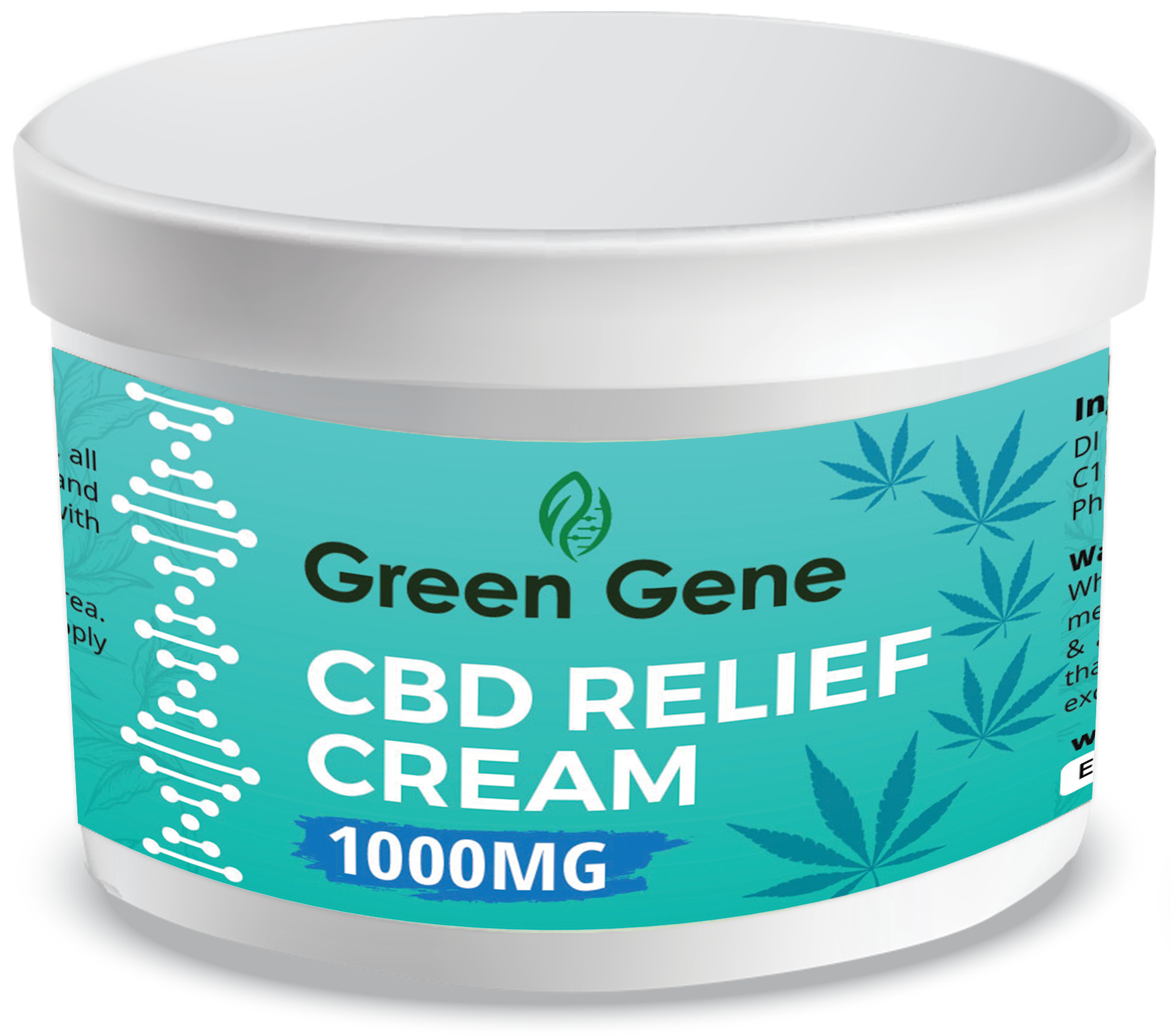 Relieve Joint Pain Fast with Greene Gene CBD Pain Cream Magic - 1000MG