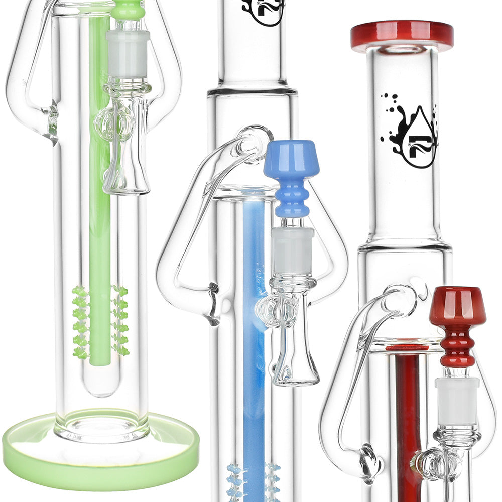 Pulsar Deep Pocket Tube Recycler Water Pipe | 16" | 14mm F