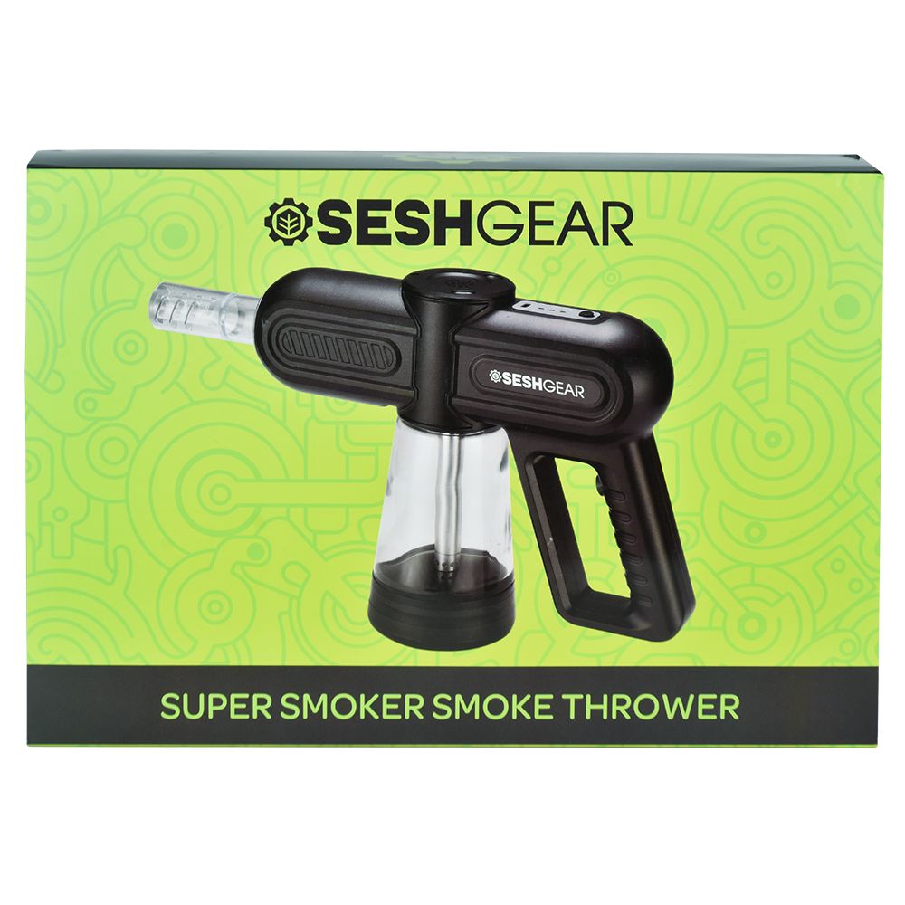 SeshGear Super Smoker Smoke Thrower Water Pipe - 1500mAh / Black