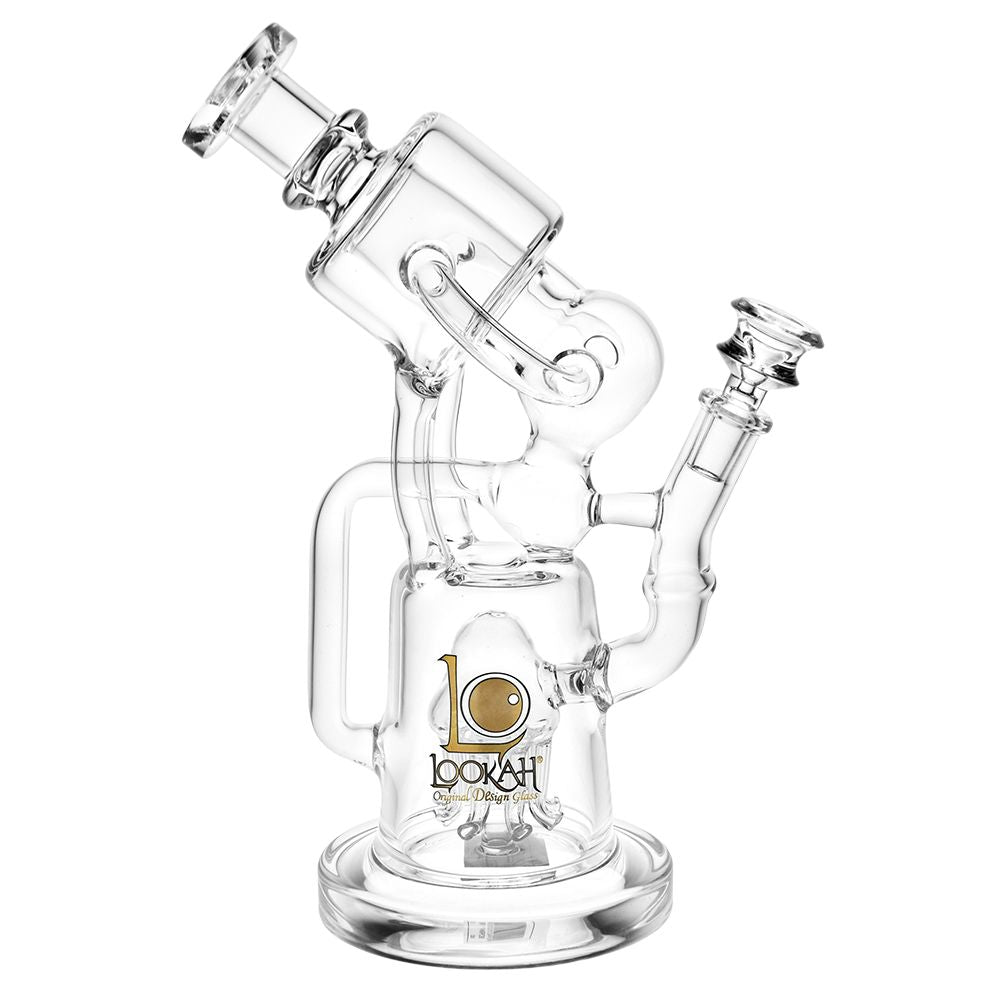 Lookah Glass Scoped Out Recycler Water Pipe | 10.5" | 14mm F