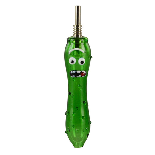 Pickle Glass Dab Straw - 5.5"